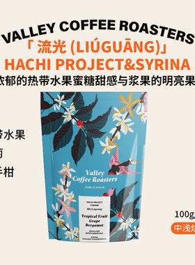 山谷咖啡|葡萄 佛手柑 hachi流光新产季云南赛琳娜甜中浅烘咖啡豆