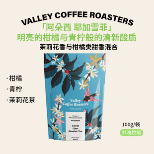 山谷咖啡|柑橘 青柠 茉莉花茶 埃塞耶加雪菲水洗【阿朵西】咖啡豆