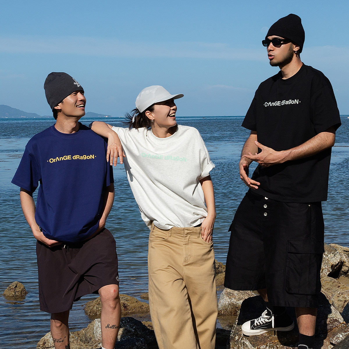 OD/ORANGEDRAGON 2026夏 大小写混拼LOGO基础圆领全棉凉感短袖T恤