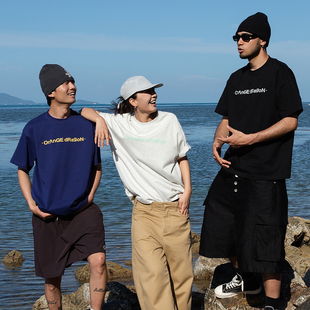 大小写混拼LOGO基础圆领全棉凉感短袖 2026夏 T恤 ORANGEDRAGON