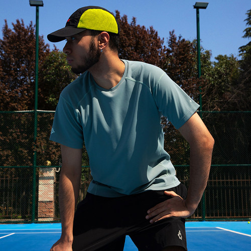 哈苏线吸湿速干健身短袖T恤