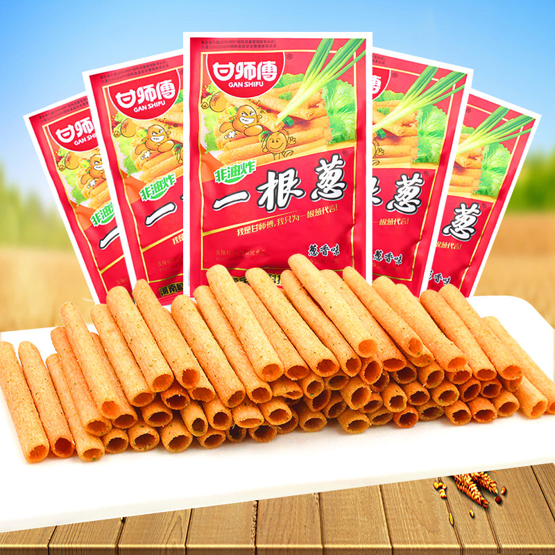 甘师傅一根葱零食薯条小吃童年儿时回忆经典葱香味8090后怀旧零食