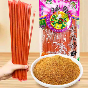 8090后怀旧零食小卖部儿时记忆童年老式小吃神龟酸梅棒吸管糖粉