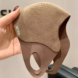 高颜值保暖口罩冬季加厚款防风防寒骑行口罩面罩可水洗款女款