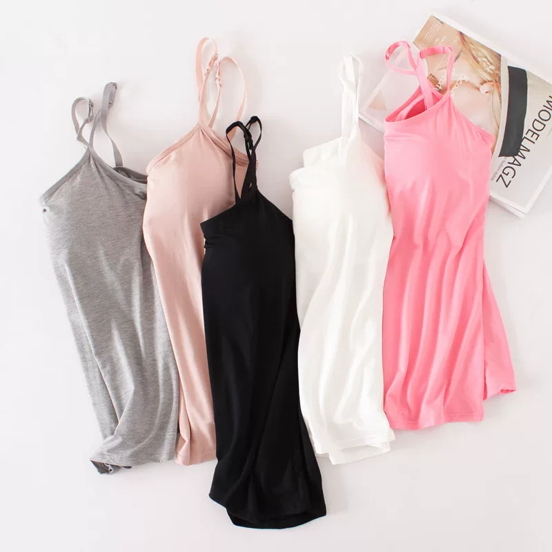 Top with cups, breast pads, underwear, base T-shirt, plus size