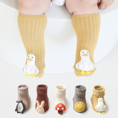 新生儿公仔袜可爱超萌春秋款卡通