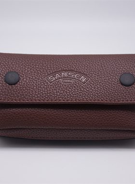 巧克力色黑色烟斗直斗弯斗石楠木烟斗双斗烟斗双扣工具包皮革包