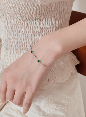 【莫奈】日式设计纯银满天星手链