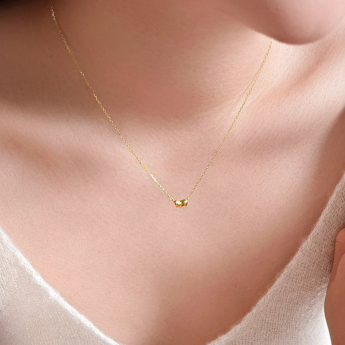 豌豆上的公主/纯银小金豆锁骨链