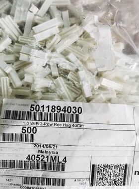 MOLEX501189-4030  5011894030连接器塑壳现货原装进口一个起拍