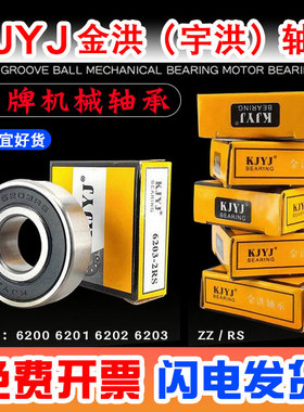 KJYJ 宇洪 机械电机水泵轴承6200ZZ 6201ZZ 6202 6203 6204RS