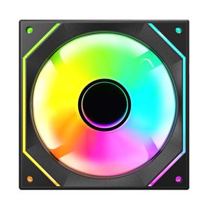 骨伽灵镜V2 12cm机箱风扇 ARGB/5V3P神光同步/调速/标配减震垫
