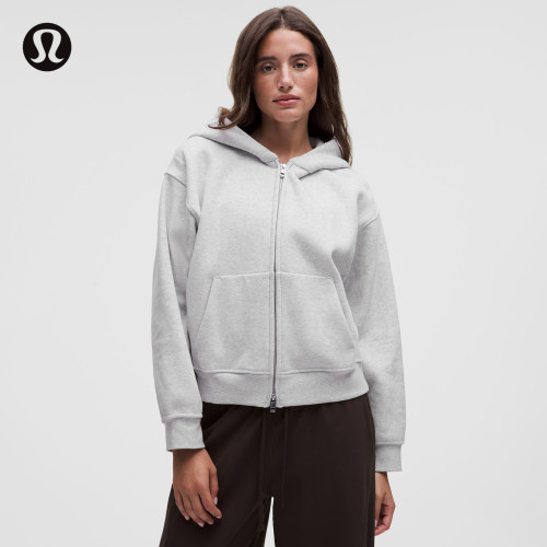 Steady State™ SuperLoft女士拉链连帽卫衣丨lululemon丨LW3LC8S