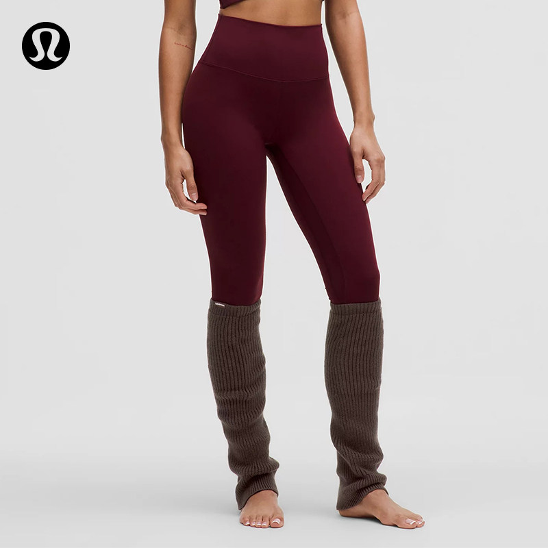 Ribbed Knit 女士羊毛混纺罗纹针织保暖腿套丨lululemon丨LW9EW7S