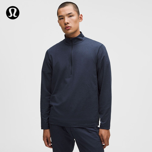 Soft Jersey 男士半拉链针织衫 芯吸丨lululemon丨LM3ES1S