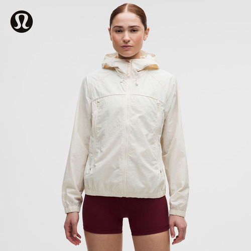 Lightweight女士运动轻盈版自收纳夹克 防晒丨lululemon丨LW4CNZS