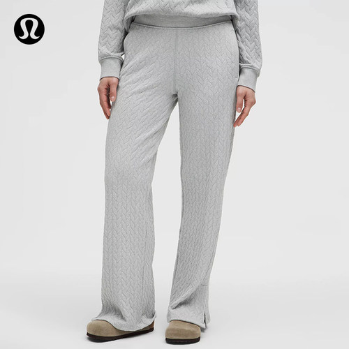 Engineered Warmth 女士运动绞花针织长裤丨lululemon丨LW5GXUA