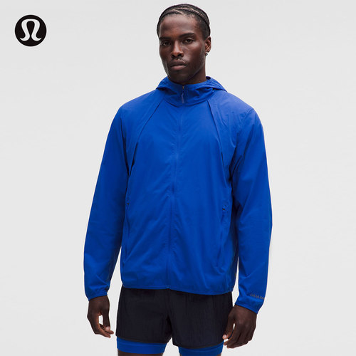 Fast and Free男士自收纳运动夹克 防风拒水丨lululemon丨LM4AXKS