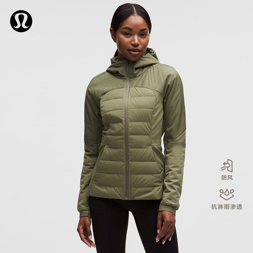 Down for It All女士羽绒连帽外套 防风拒水丨lululemon丨LW4CA7S