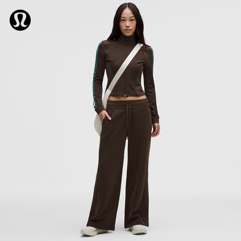 Scuba 女士中腰阔腿运动裤*拉绒*亚洲版型丨lululemon丨LW5GYQA图片