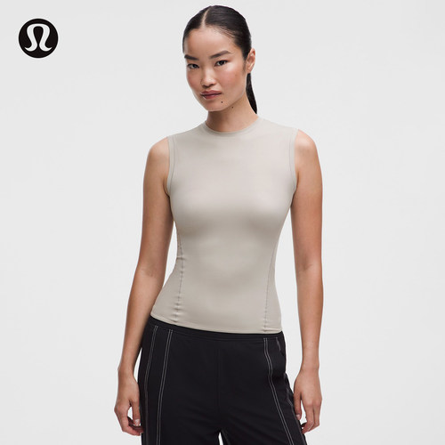 Nulu 女士圆领背心 速干芯吸丨lululemon丨LW1FDLS