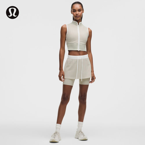 Everlux™ 女士运动拼色款假两件短裙丨lululemon丨LW8AVJS