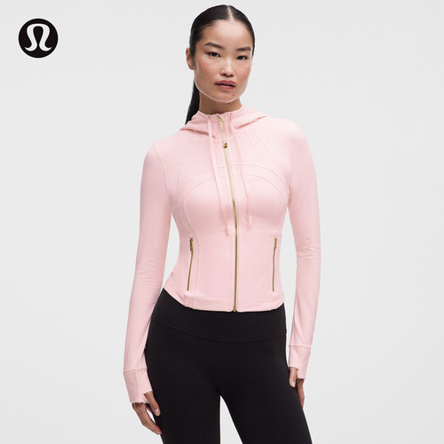 Define 女士短款连帽夹克 *Nulu™ 芯吸丨lululemon丨LW3IYVS