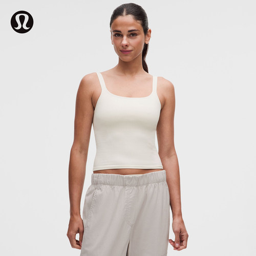 Ebb to Street女士前后U领短款运动背心 B/C丨lululemon丨LW1ERWS