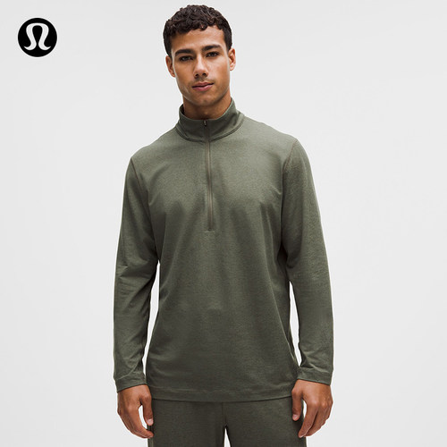 Soft Jersey 男士半拉链针织衫 芯吸丨lululemon丨LM3ES1S