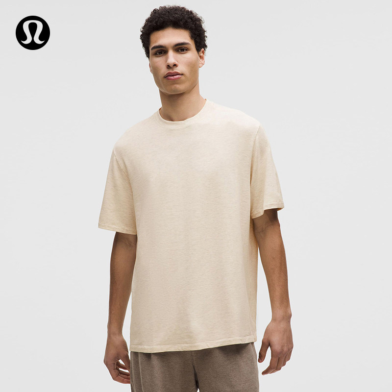 BeCalm 男士宽松剪裁短袖 T 恤丨lululemon丨LM3FO8S图片