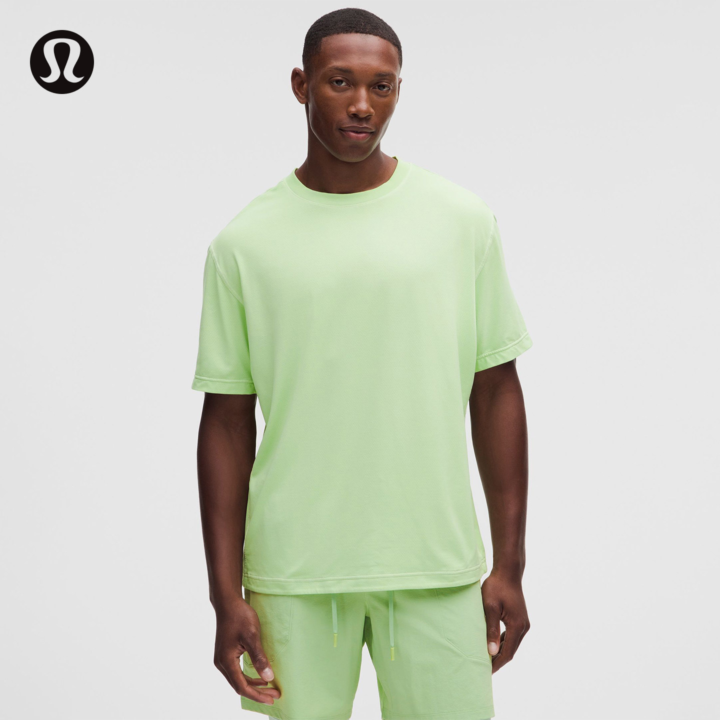 EasySet 男士训练短袖T恤*Wash丨lululemon丨LM3GOJS图片