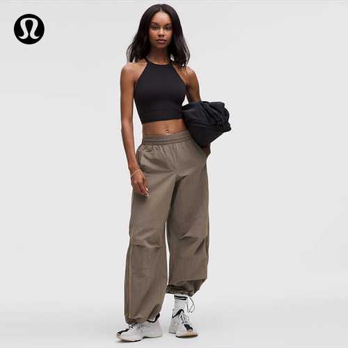 Crinkle Nylon 女士宽松款工装裤*常规版型丨lululemon丨LW5HJKS