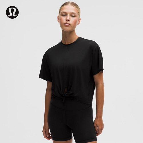 All-Sport女士运动后系带长袖T恤 速干芯吸丨lululemon丨LW3JWXS