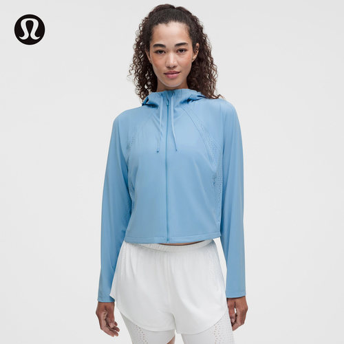 Sleek 女士跑步开孔设计夹克 速干芯吸丨lululemon丨LW3KP0S
