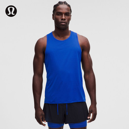 Fast and Free 男士运动背心*开孔条纹 速干丨lululemon丨LM1438S