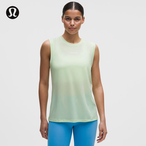 Jersey女士训练针织长款运动背心 *文字徽标丨lululemon丨LW1GD6S