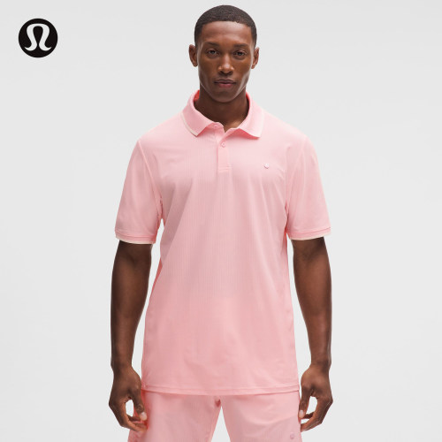 男士网球条纹网面休闲Polo衫短袖 防晒丨lululemon丨LM3GNIS