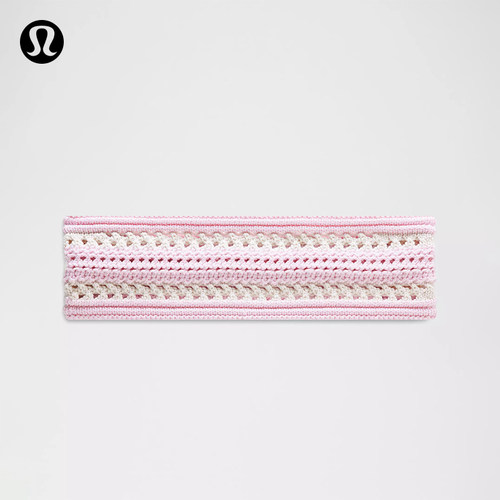 Cotton Crochet 女士棉混纺钩针编织头带丨lululemon丨LW9FODS