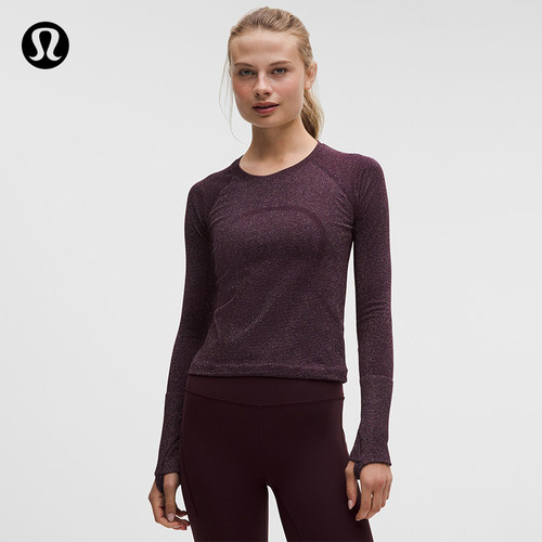 Swiftly Tech女士长袖 T 恤 2.0 Race *闪光丨lululemon丨LW3JMJS