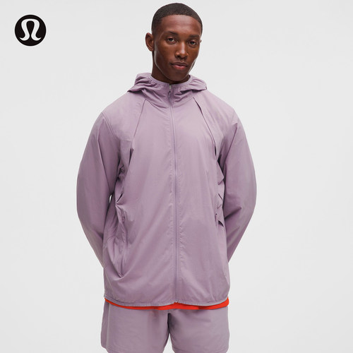 Fast and Free男士自收纳运动夹克 防风拒水丨lululemon丨LM4AXKS
