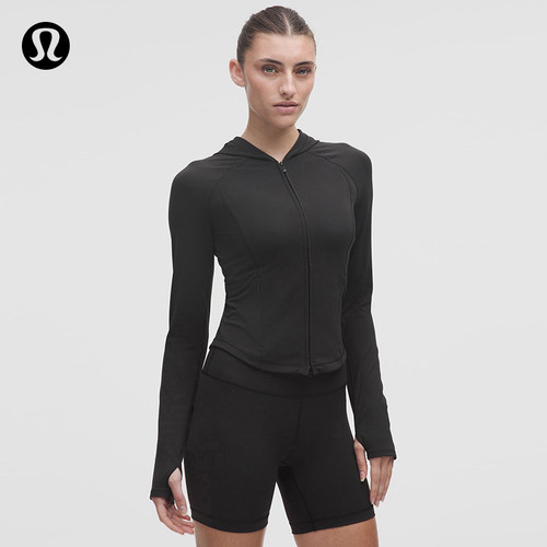 Wunder Train™ 女士运动拉链连帽夹克 防晒丨lululemon丨LW3JBIS