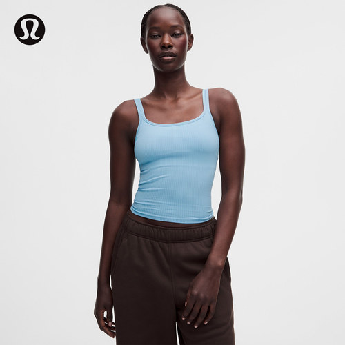 Ebb to Street 女士前后U领短款运动背心B/C丨lululemon丨LW1ERWS