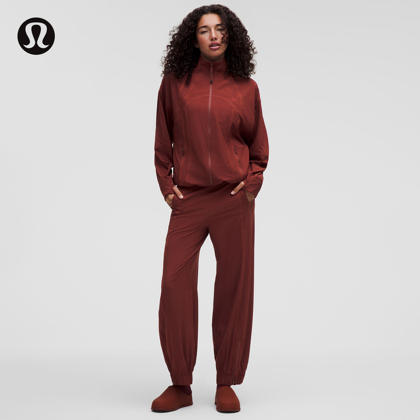 Define Swift 女士高腰运动裤 *短款丨lululemon丨LW5JJ2S图片