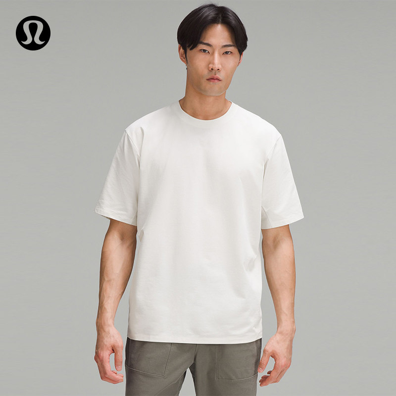 Pique 男士超宽松款珠地短袖 T 恤丨lululemon丨LM3EM5S图片