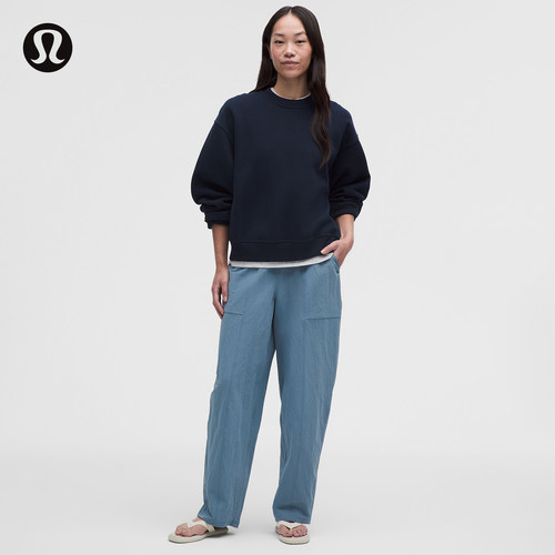 Crinkle Nylon 女士茧型长裤 拒水*亚洲版型丨lululemon丨LW5IYBA