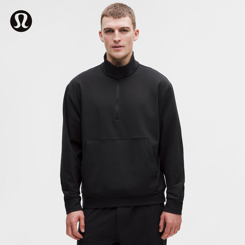 Heavy Soft Jersey男士高克重针织半拉链衫丨lululemon丨LM3GGIS