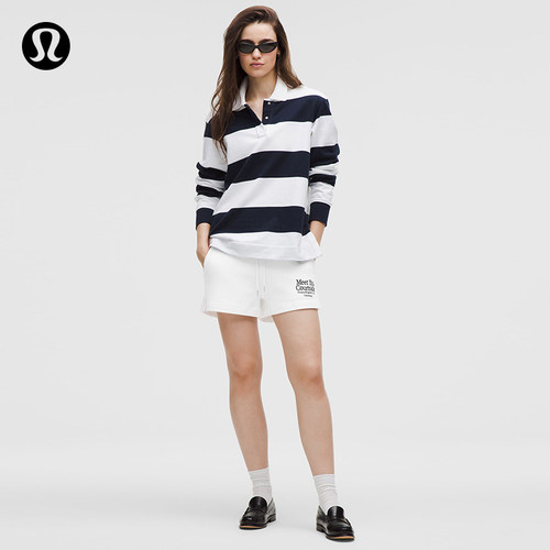 French Terry 女士网球毛圈布短裤 *图案款丨lululemon丨LW7DIUS
