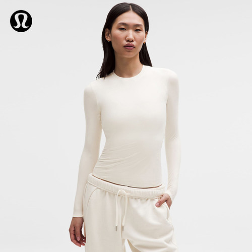 Nulu 女士圆领长袖 T 恤 *新年款丨lululemon丨LW3JL2S