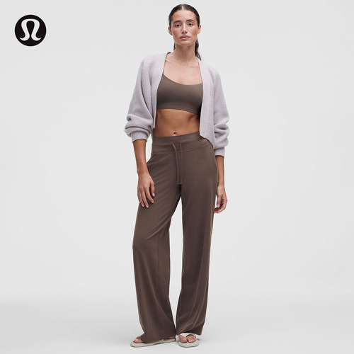 Groove 女士高腰阔腿裤丨lululemon丨LW5JW1R
