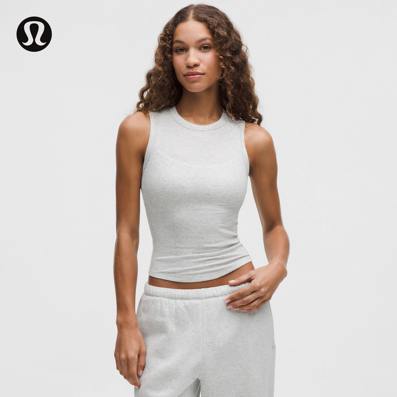 Hold Tight 女士紧身剪裁圆领背心丨lululemon丨LW1FIRS图片